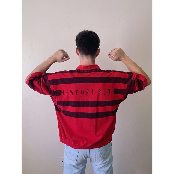 vintage 80s boxy fit short sleeve polo shirt - Picture 5 of 9